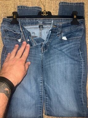 GAP Blue Stretch Denim Legging Jeans